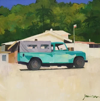 Scottish Artist CHARLES JAMIESON - Land Rover, Charlottesville